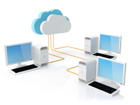 desktops connected to the cloud
