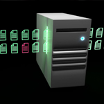 Data loss prevention DLP visual depiction of data files flowing through a desktop computer