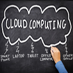 cloudChalkboard Cloud computing written on a chalkboard