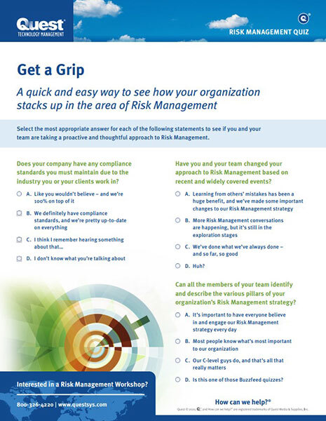 Risk Management Quiz