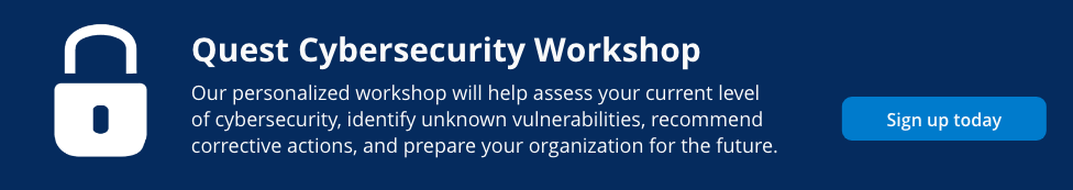 Quest CTA CybersecurityWorkshop Quest CTA CybersecurityWorkshop
