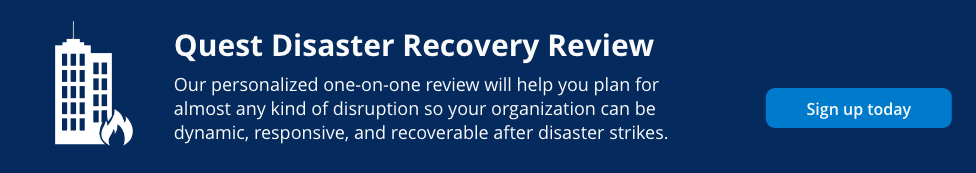 Quest CTA DisasterRecoveryReview