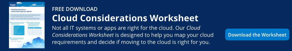 Quest CTA CloudConsiderationsDownload Quest CTA CloudConsiderationsDownload